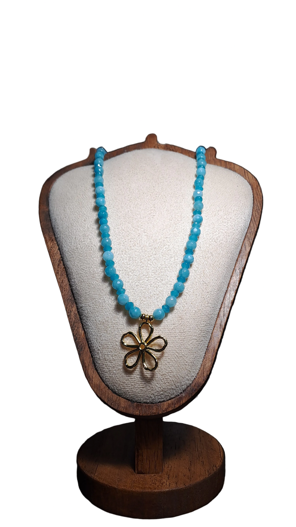 Collar Agata cielo