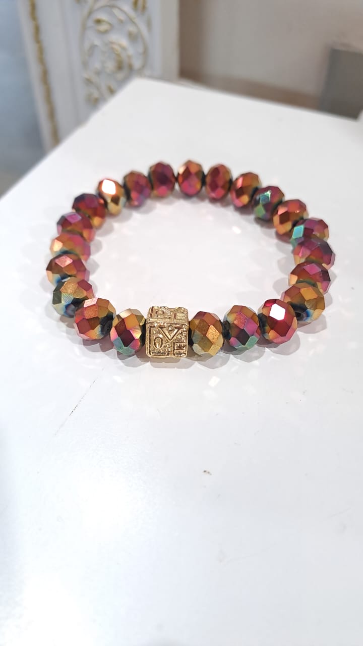 Pulsera Cristal Love