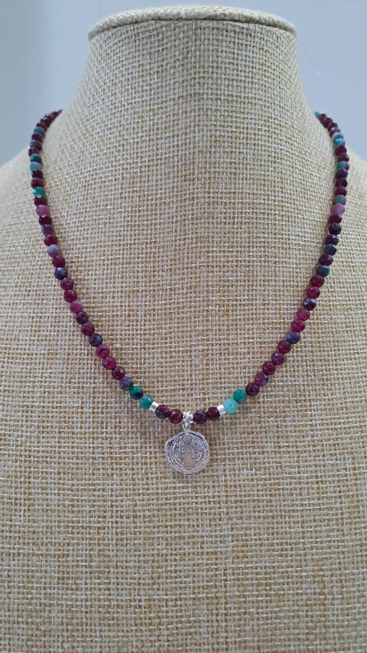 Collar Zoisita Transformación (43cm)