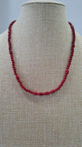Collar Rojo fuego (45cm)