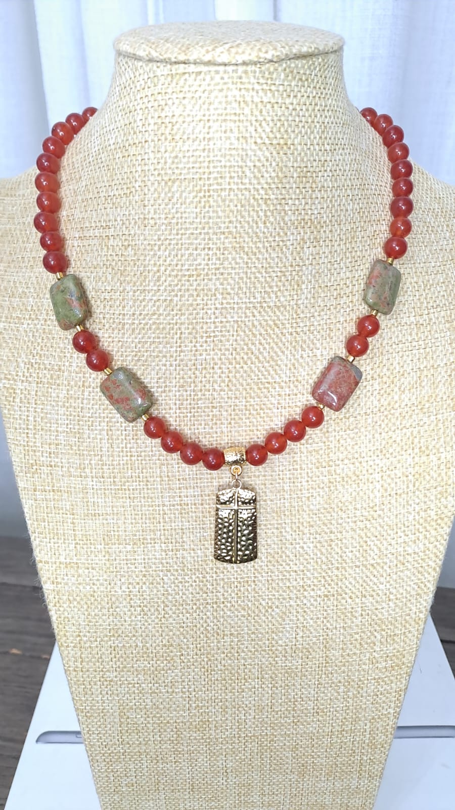 Collar Encanto Cornalina (45cm)